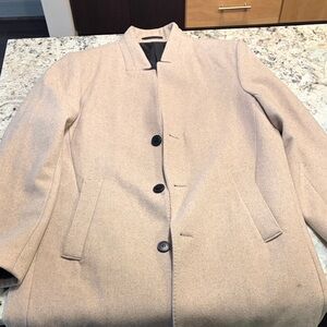 H&M Tan Pea Coat for Men